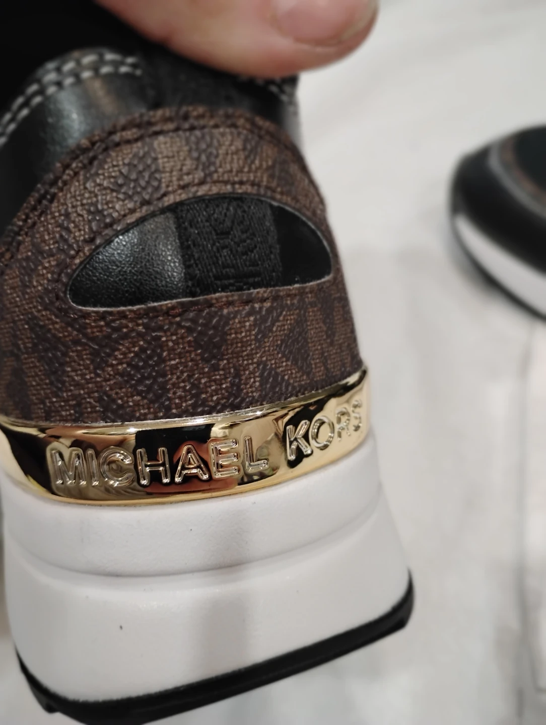 Michael Kors Black & Brown Logo Sneakers - photo 4