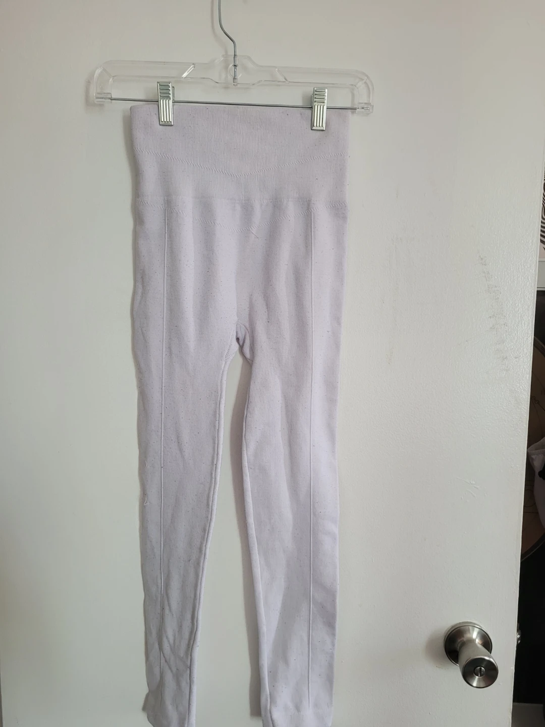 Thick and warm white Leggings - photo 2