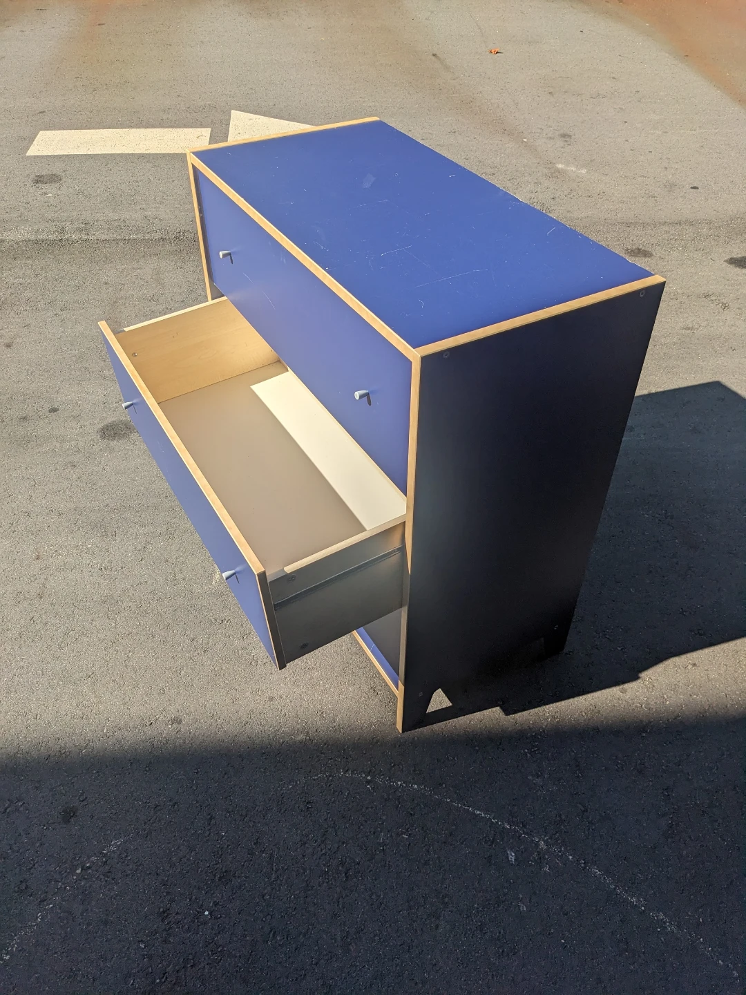 Blue 3-Drawer Dresser Ikea 30x27x17 inches delivery available - photo 5