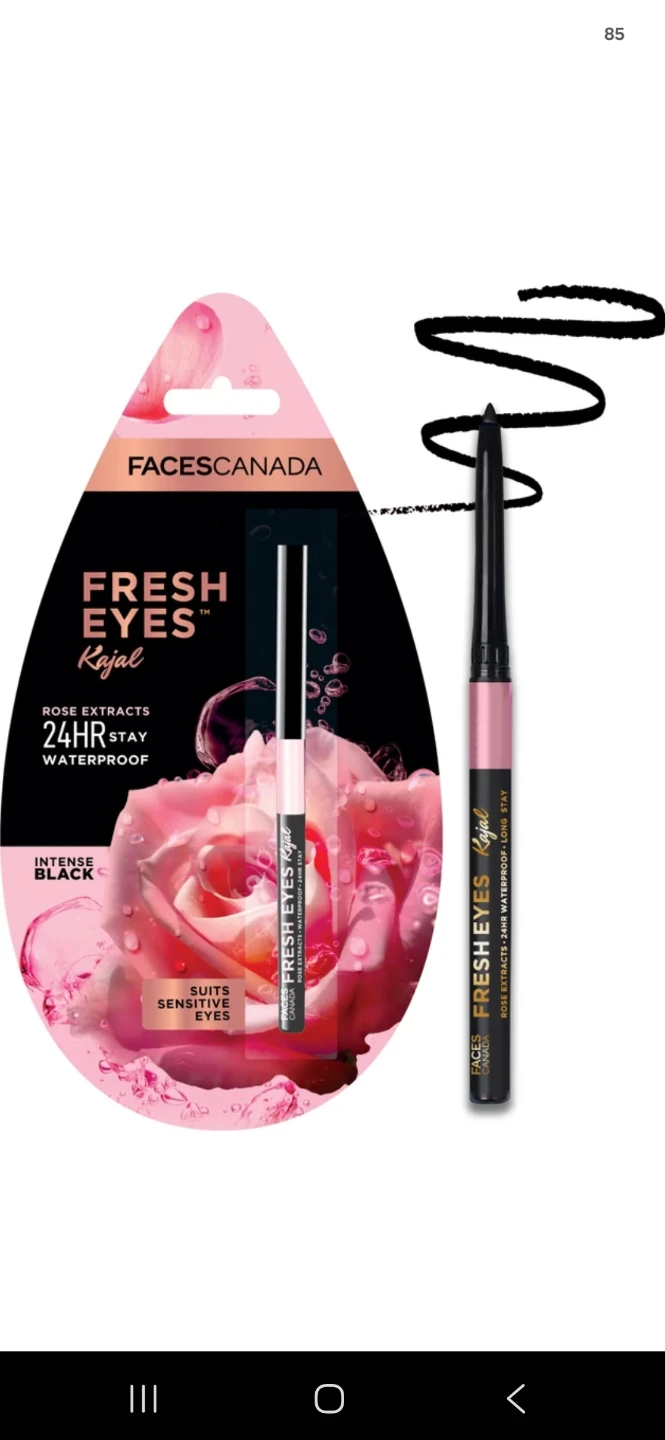 Faces Canada Fresh Eyes Kajal - Intense Black