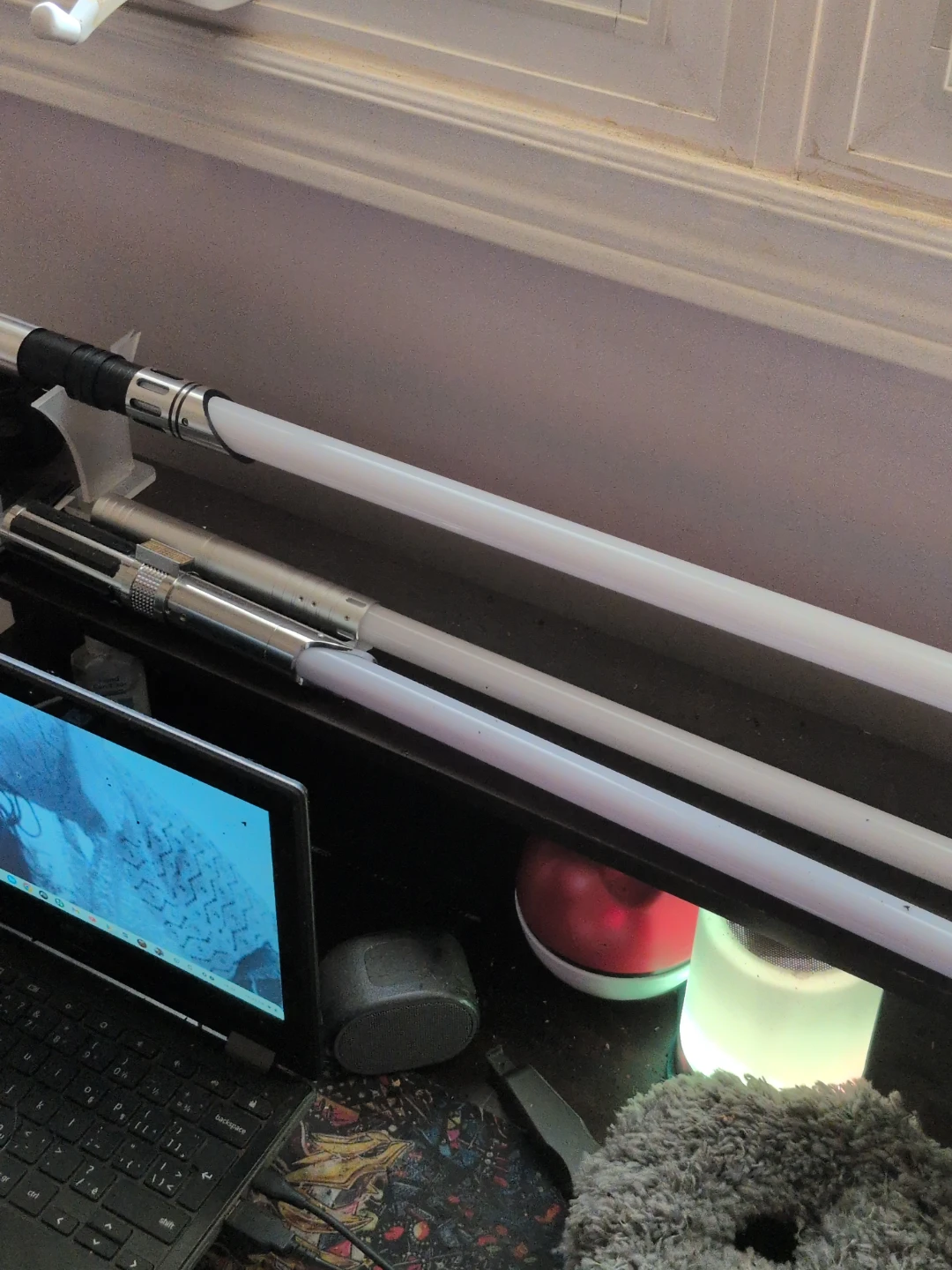 Two Lightsaber Prop Replicas