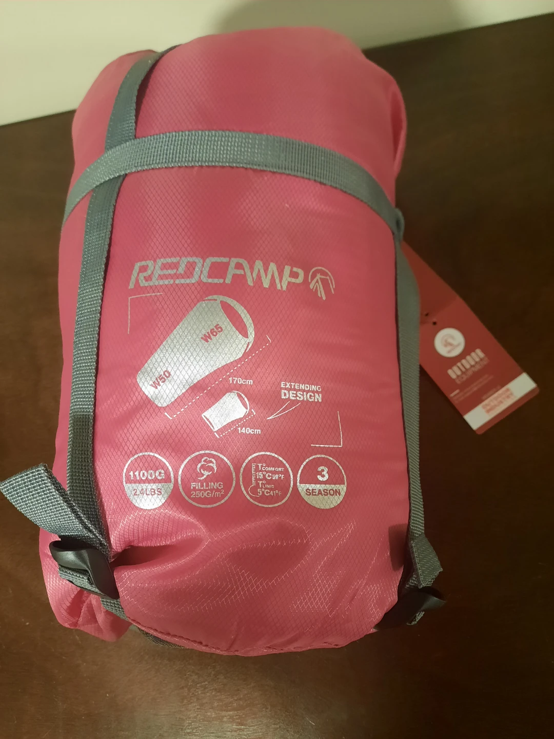 Kids Sleeping Bag- red-pink - photo 2