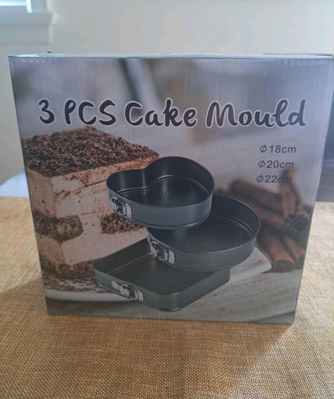 3 Piece Cake Mould Set