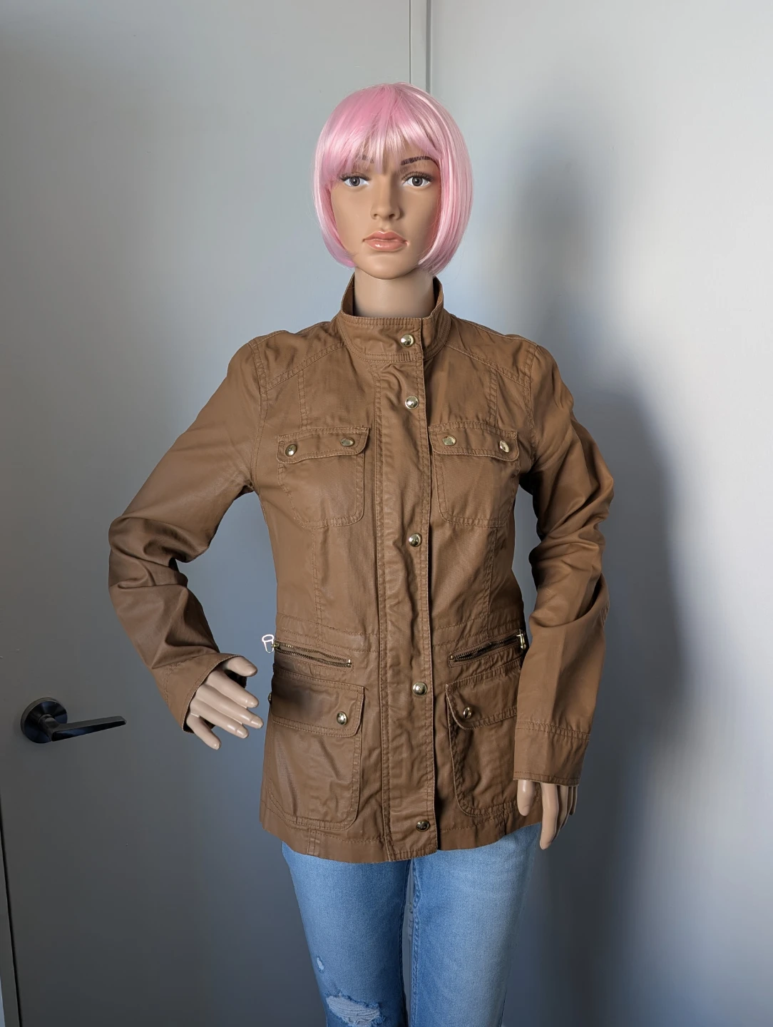 Tommy Hilfiger Brown Utility Jean Jacket - photo 2