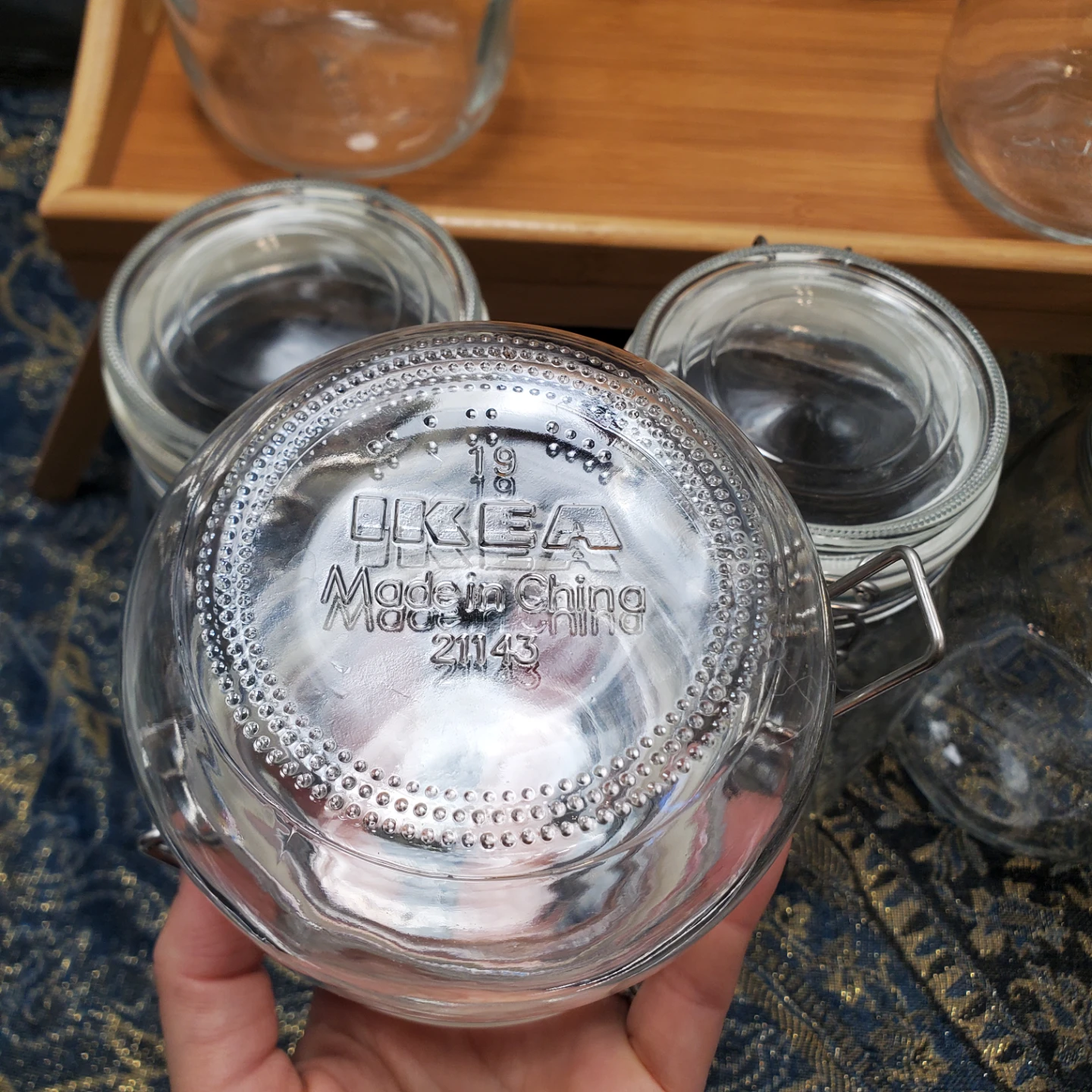 IKEA Glass Storage Jars with Lids - photo 4