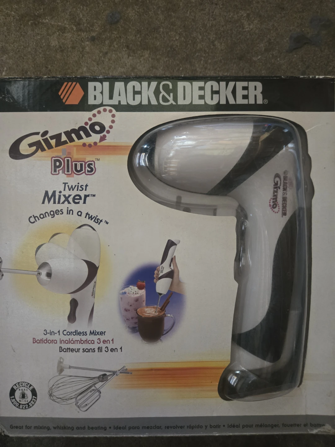 Black & Decker Gizmo Plus Twist Mixer 3-in-1 Cordless - photo 2