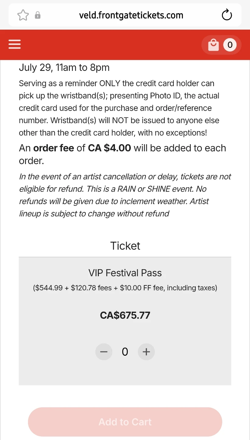 VELD 3 DAY VIP- 3 AVAILABLE - photo 2