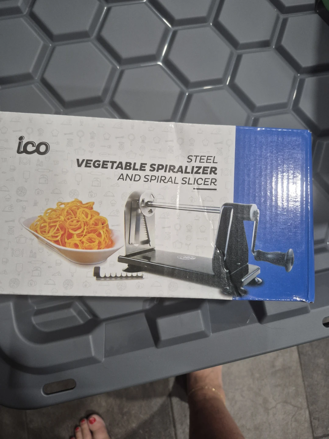 Ico Steel Vegetable Spiralizer and Spiral Slicer