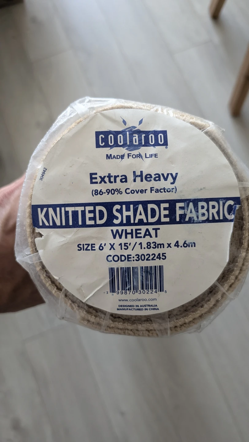 Coolaroo Outdoor Shade Fabric Wheat 6' x 15' - photo 2