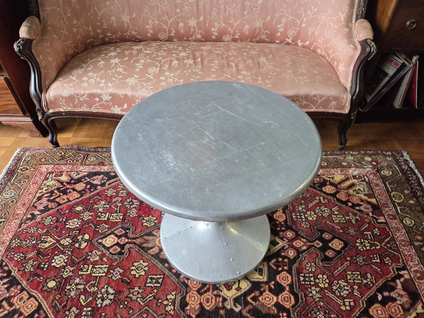 Industrial Design Aviation Style Tulip Coffee Table - photo 3