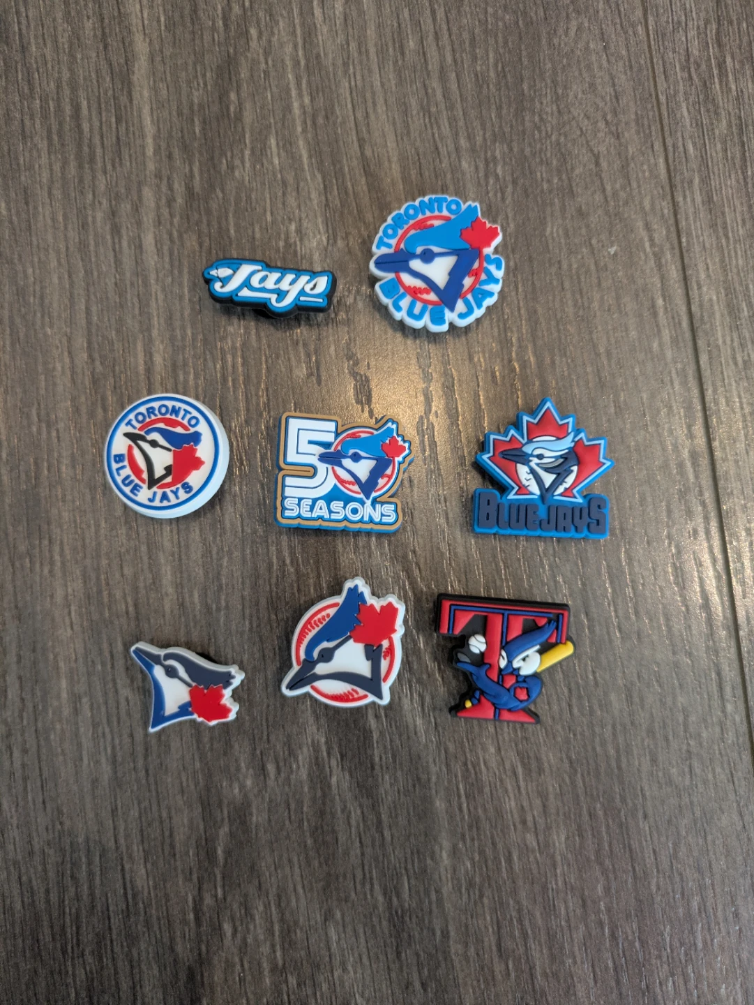 Toronto Blue Jays Shoe Charms Bundle