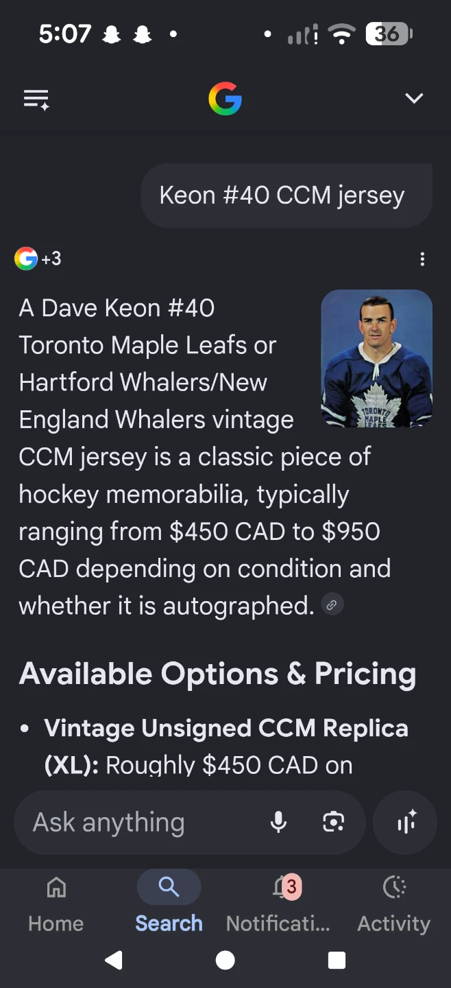 CCM "Keon" Hockey Jersey #40 - photo 2