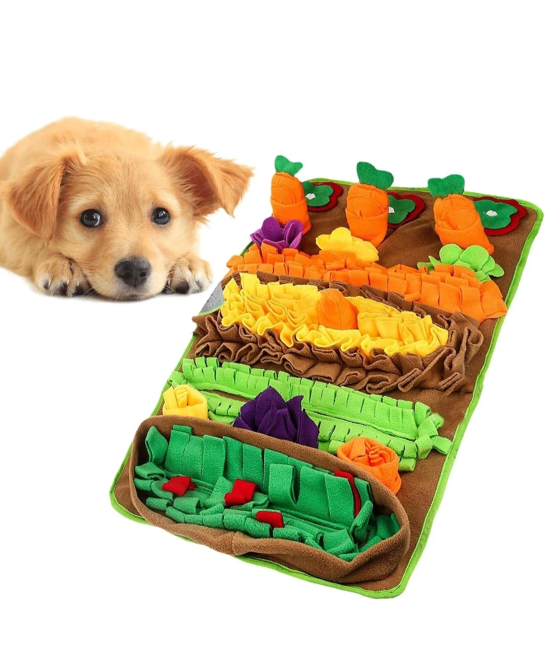 Dog Slow Feeding Mat Food Puzzle Mat Boredom Pet Reduce ... - photo 2