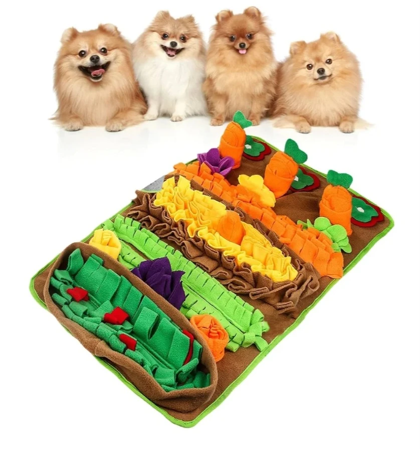 Dog Slow Feeding Mat Food Puzzle Mat Boredom Pet Reduce ... - photo 5