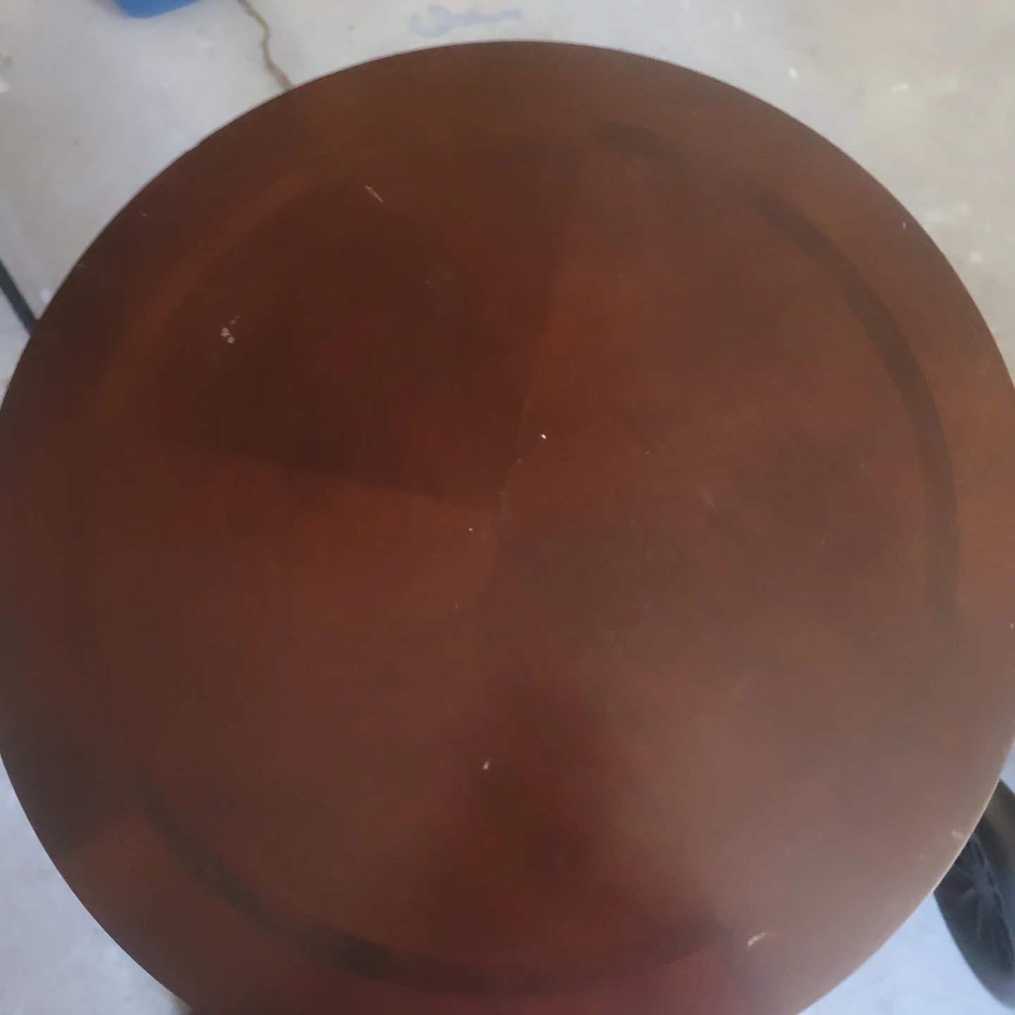 Wooden Round Side Table with Drawers