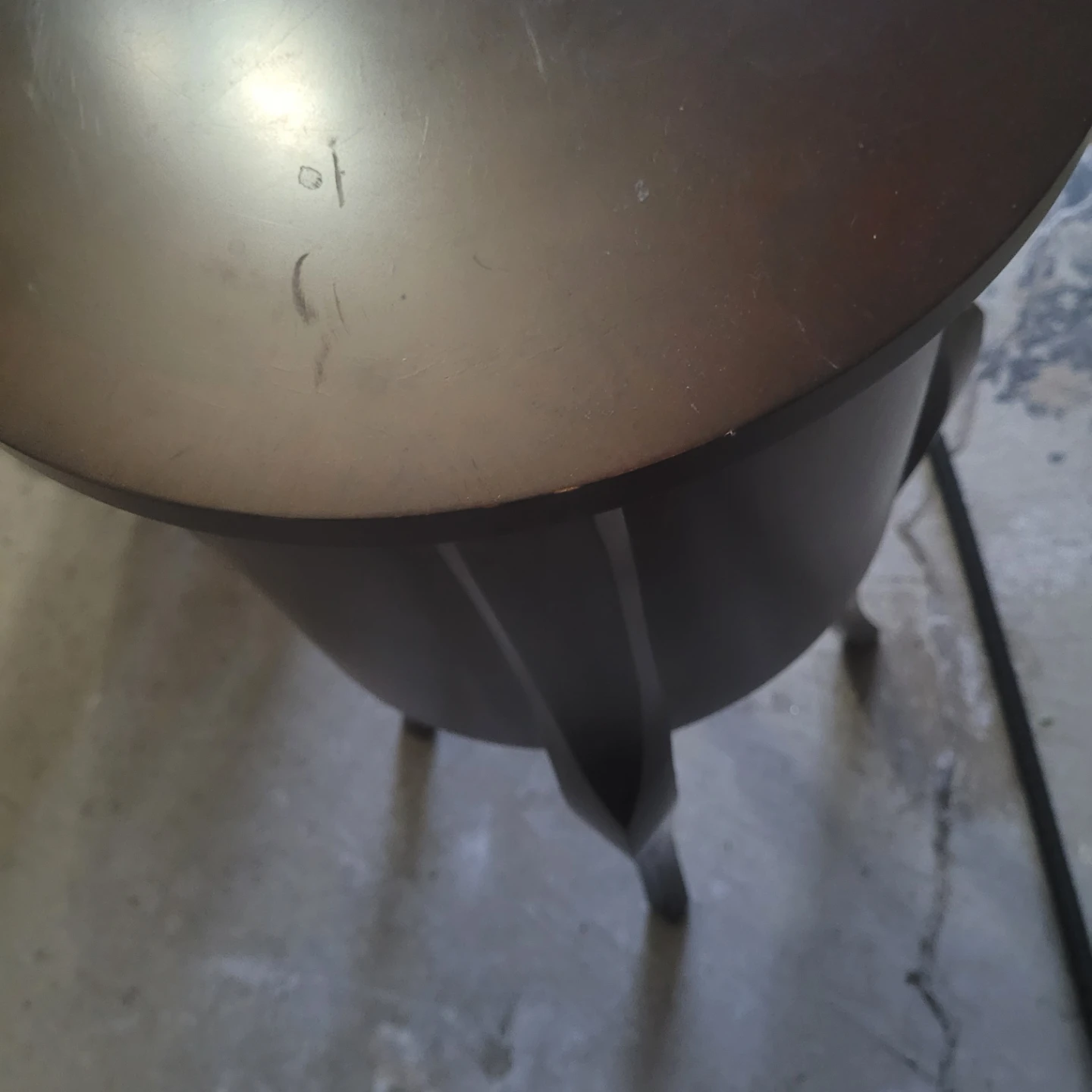 Wooden Round Side Table with Drawers - photo 4