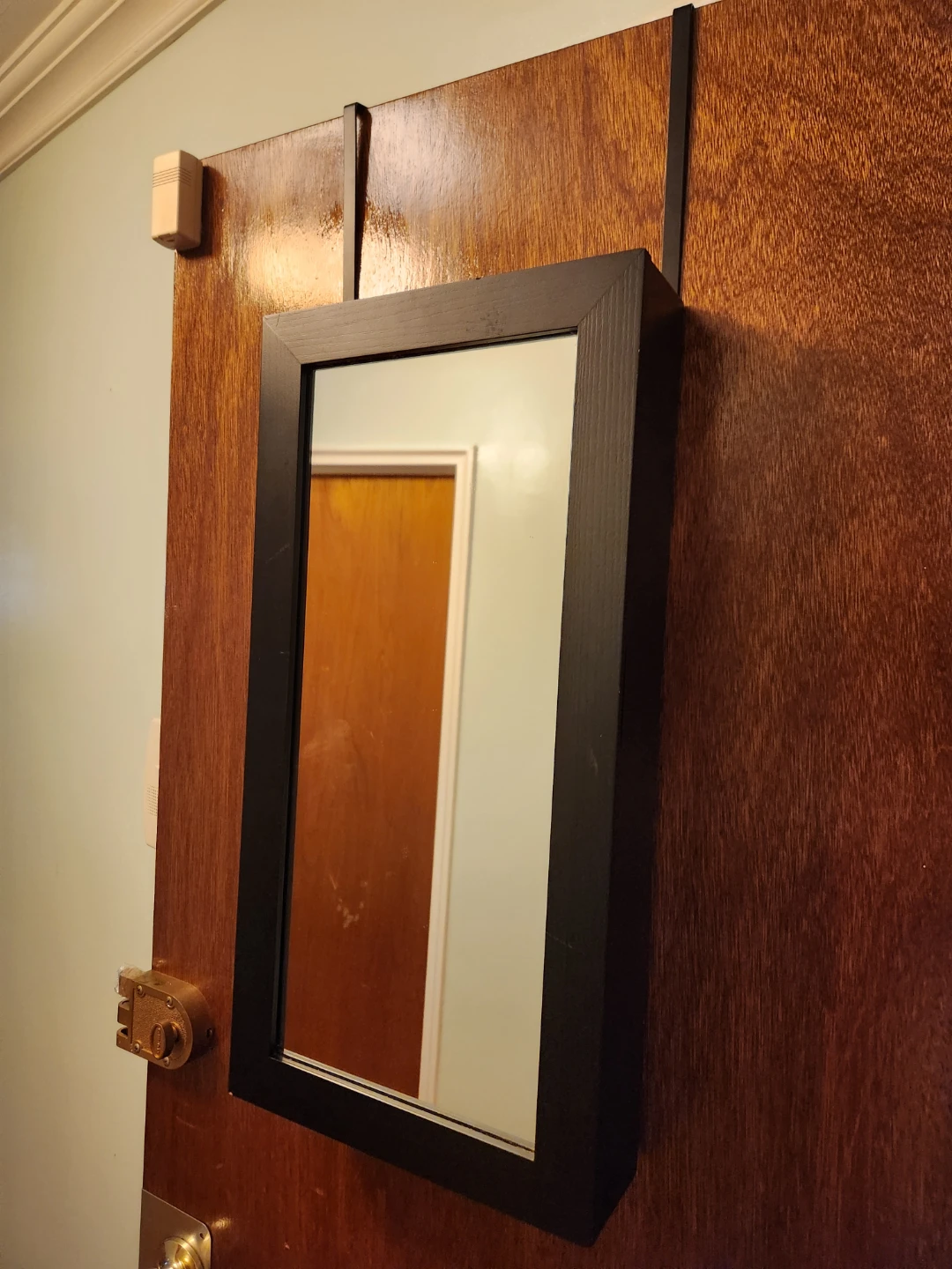 Over-the-Door Jewelry Organizer Cabinet with Mirror - photo 2