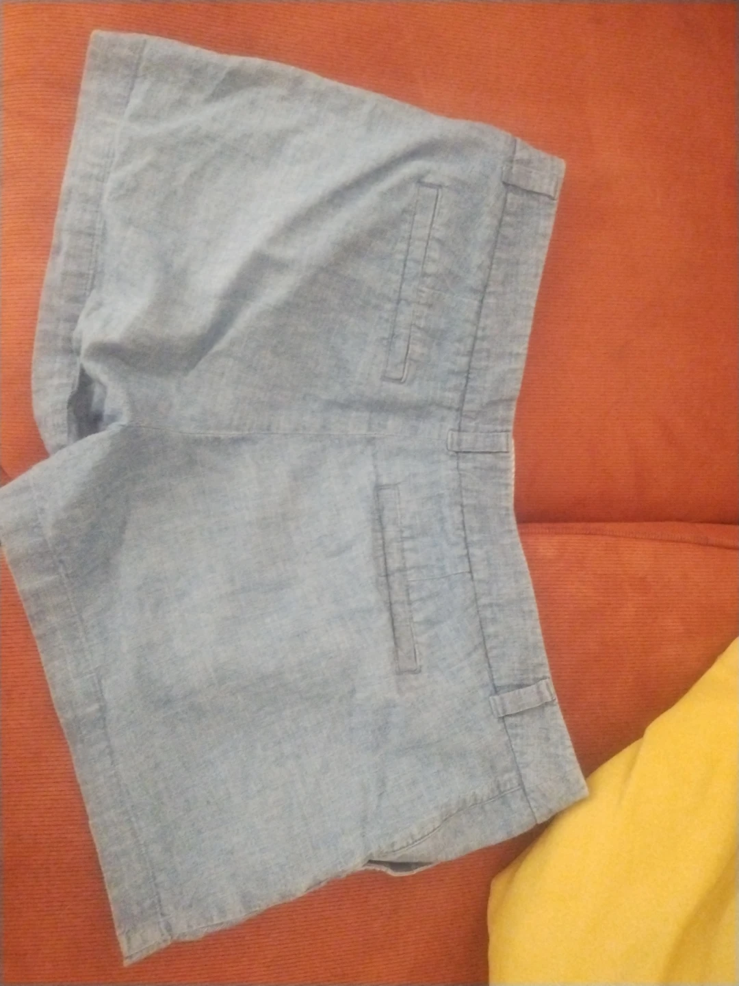 Merona Women's Blue Chambray Shorts Size 6 - photo 2