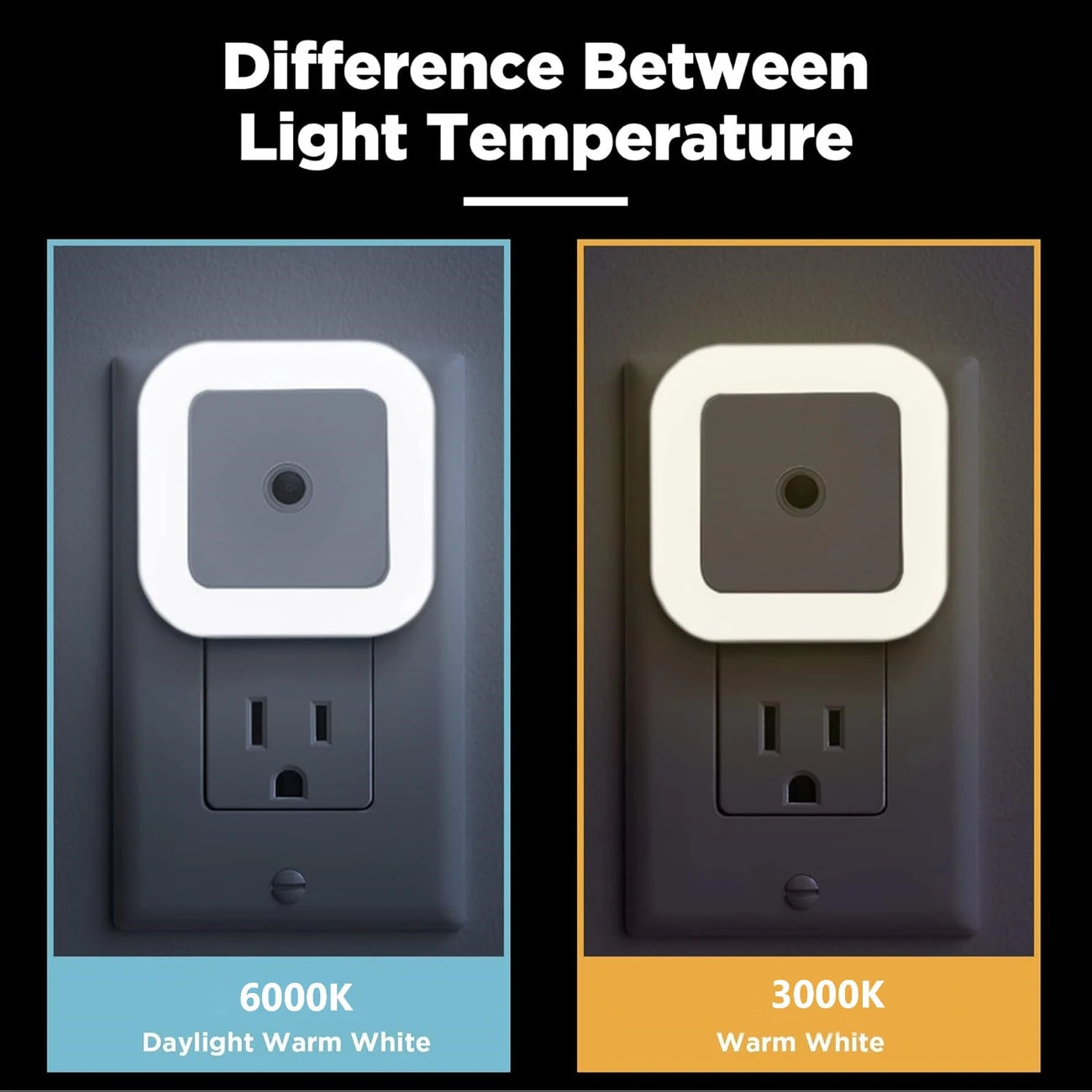 LED Night Light w/ Dusk to Dawn Sensor, Daylight White, 6-Pack - photo 2