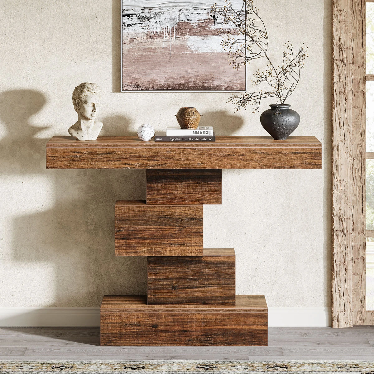 Brand new Modern Waterfall Console Table - photo 2