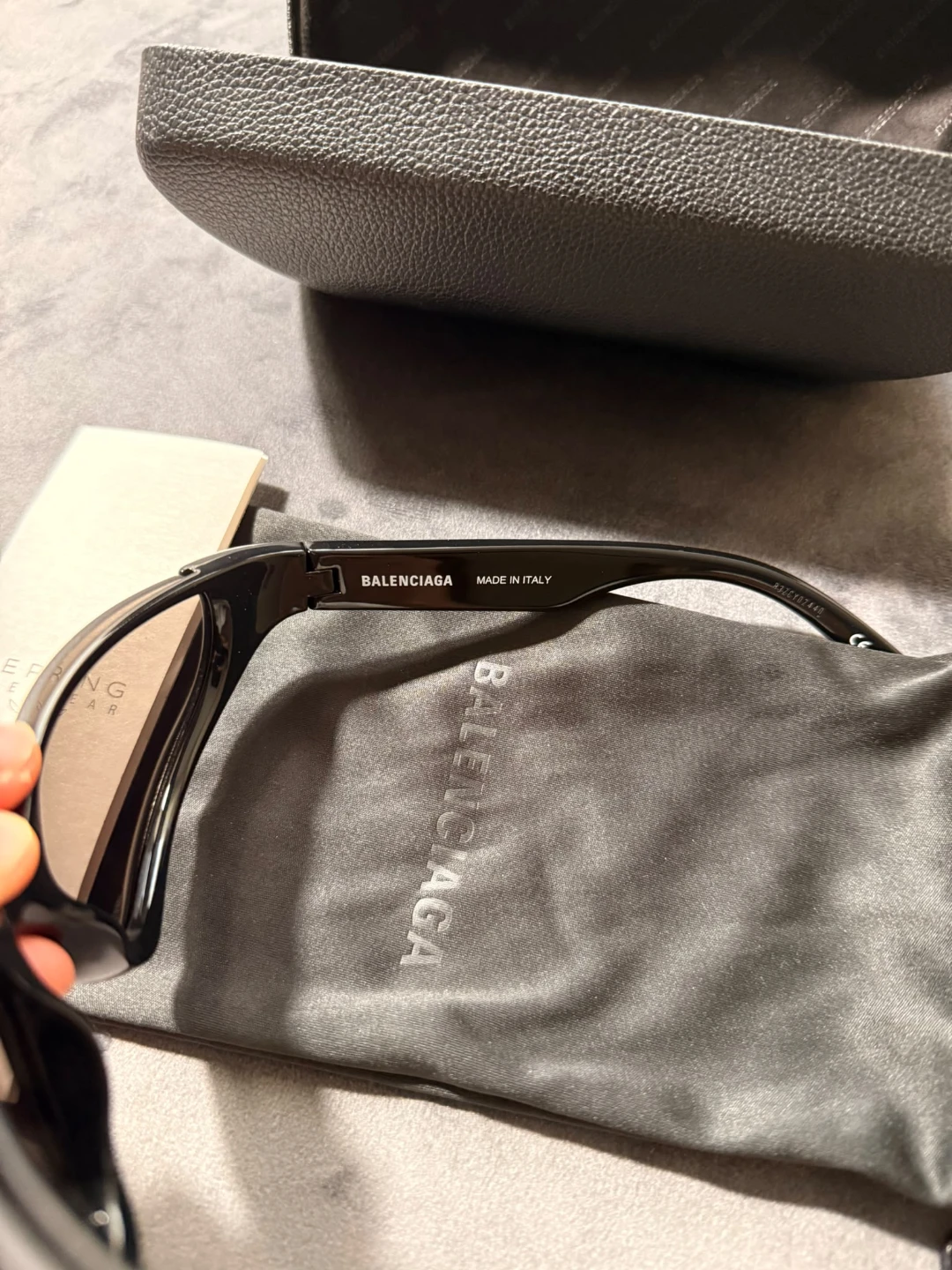 Balenciaga BB0202S Black Geometric Sunglasses - photo 5