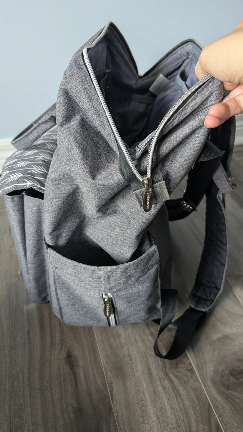 Grey Diaper Bag Backpack (Lekebaby) - photo 4