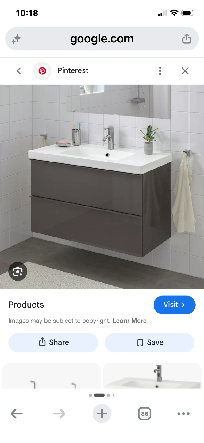 IKEA GODMORGAN 24" Vanity