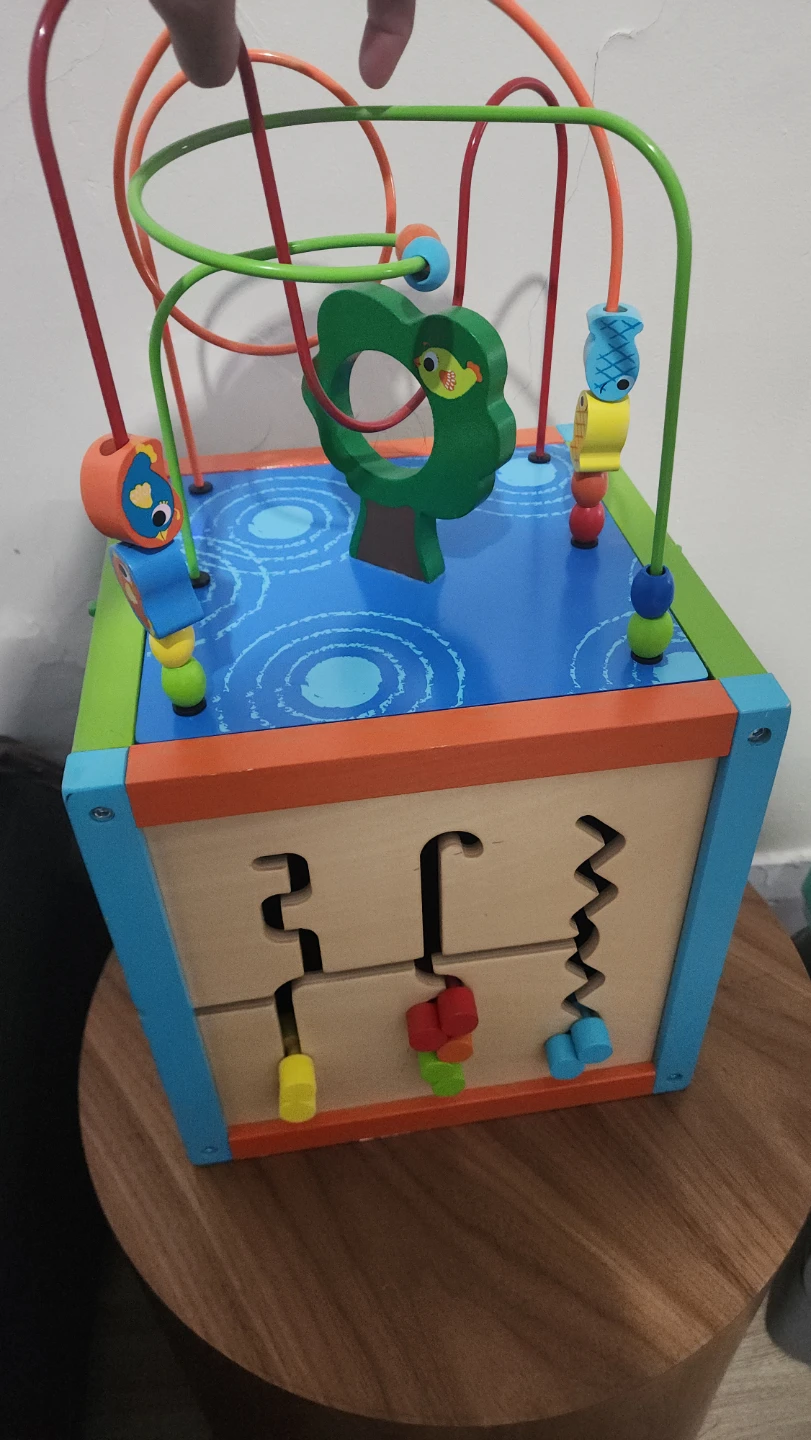 Wooden Activity Cube Toy - photo 4