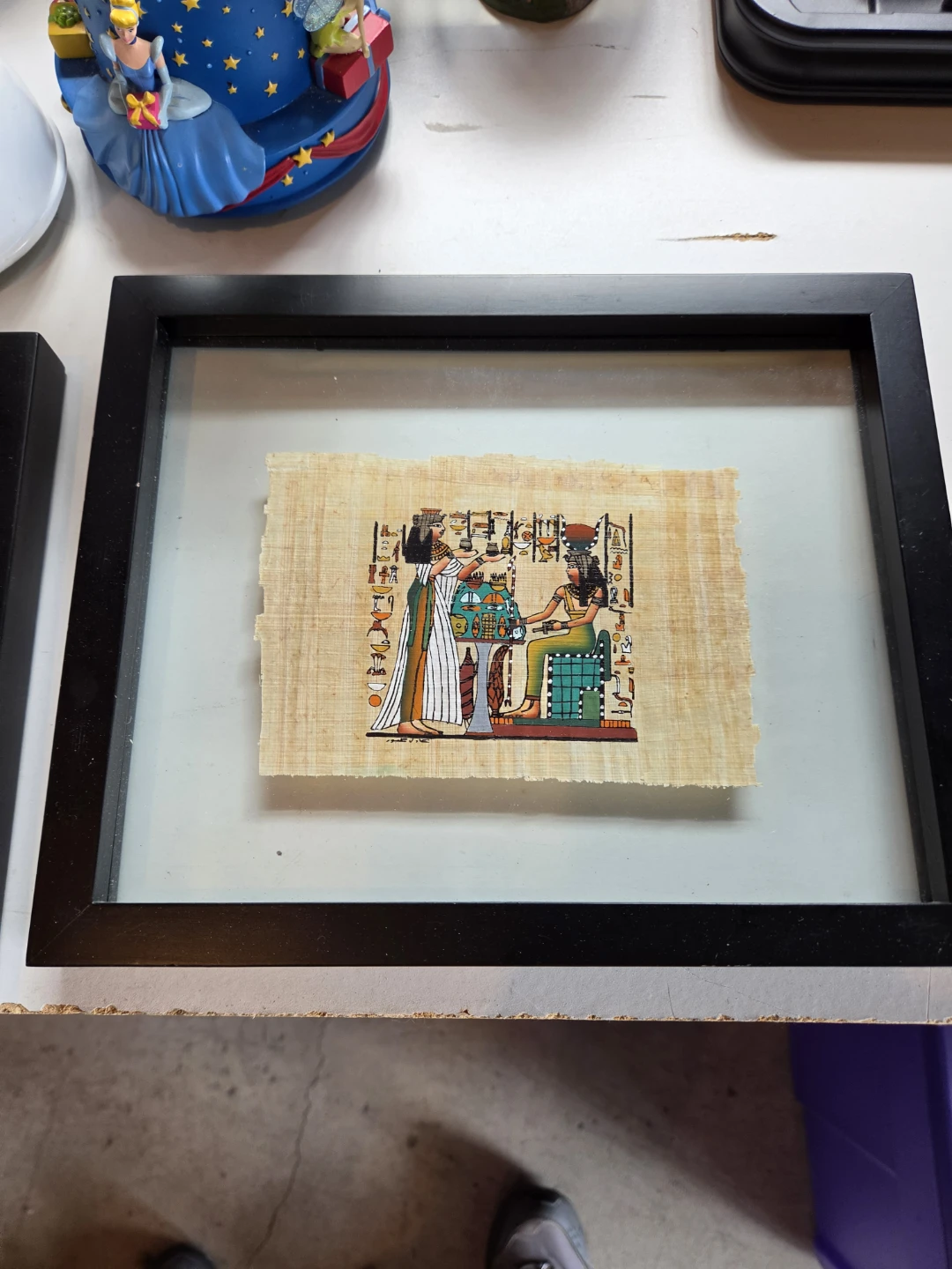 Framed Egyptian Papyrus Art Set - photo 2