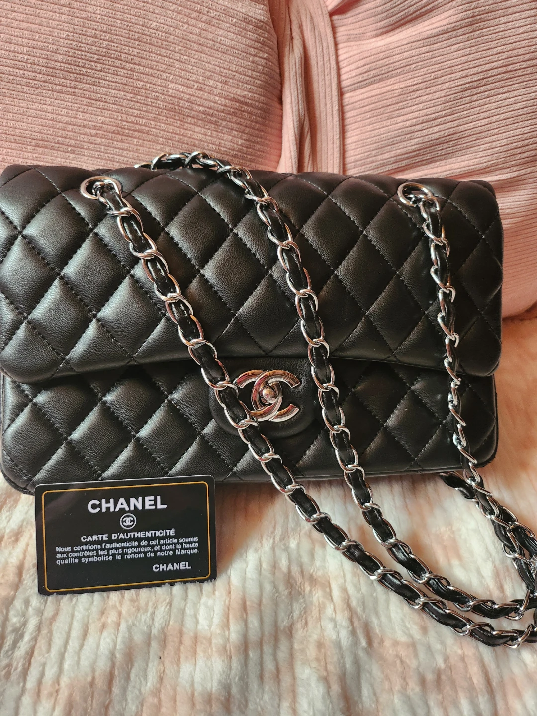 CHANEL Quilted Flap Handbag