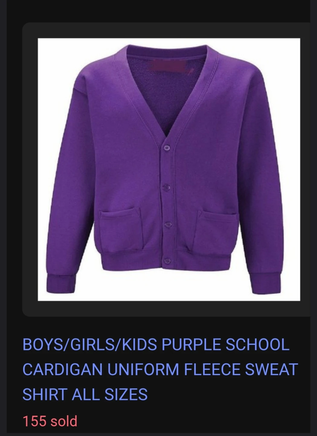 Purple Cardigan - photo 2