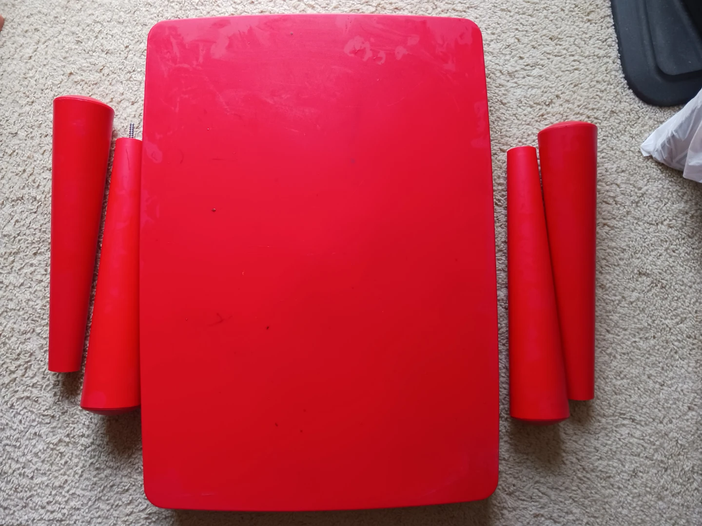 Red Kids Play Table - photo 3