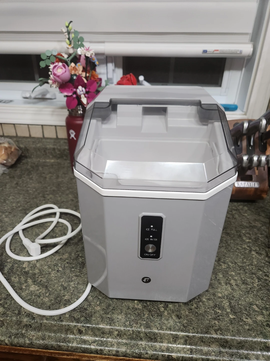 Grey Portable Ice Maker