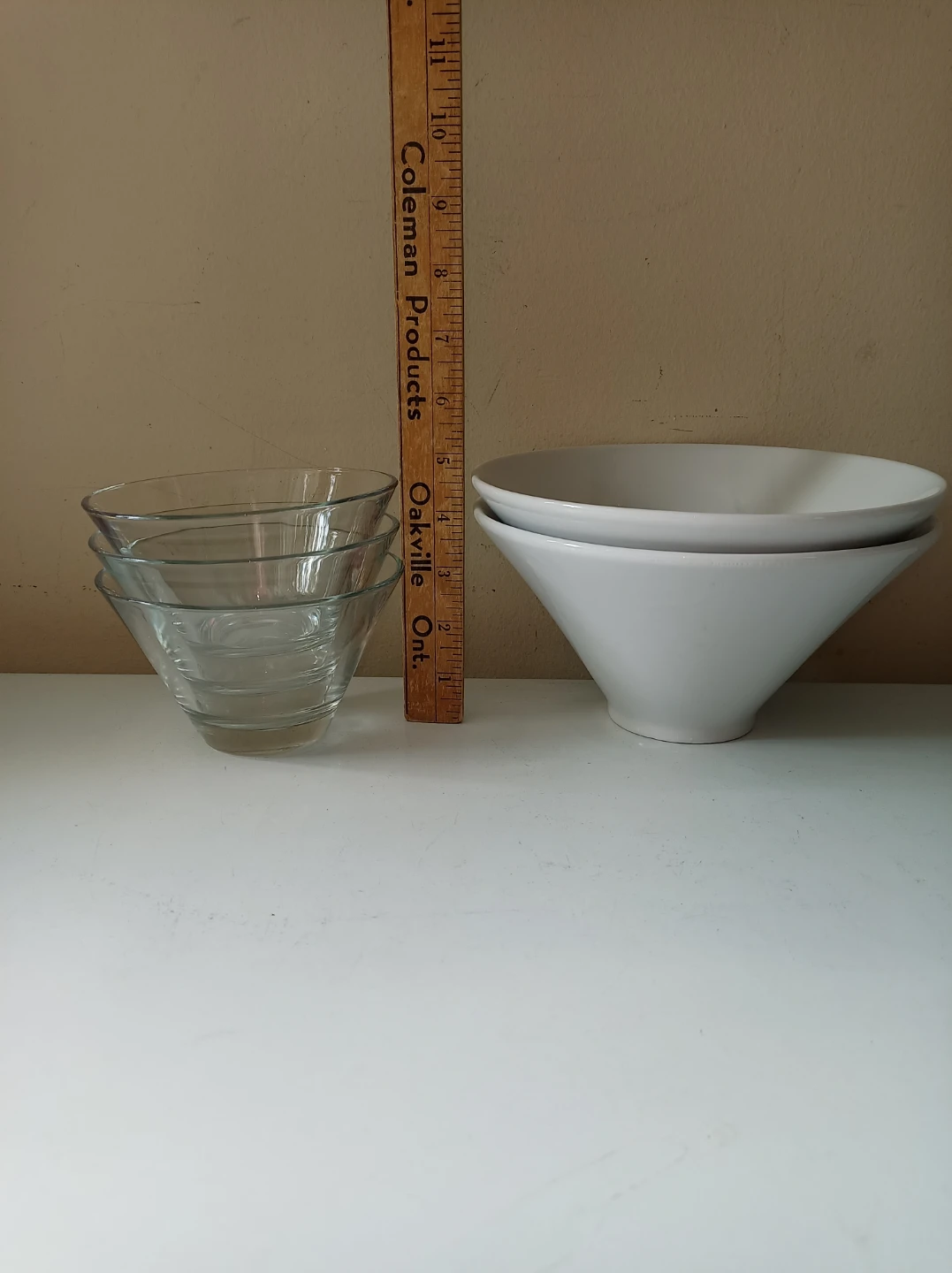 Varick Cafe Porcelain Serving Bowls & Glass Appetizer Bowls Set - photo 3