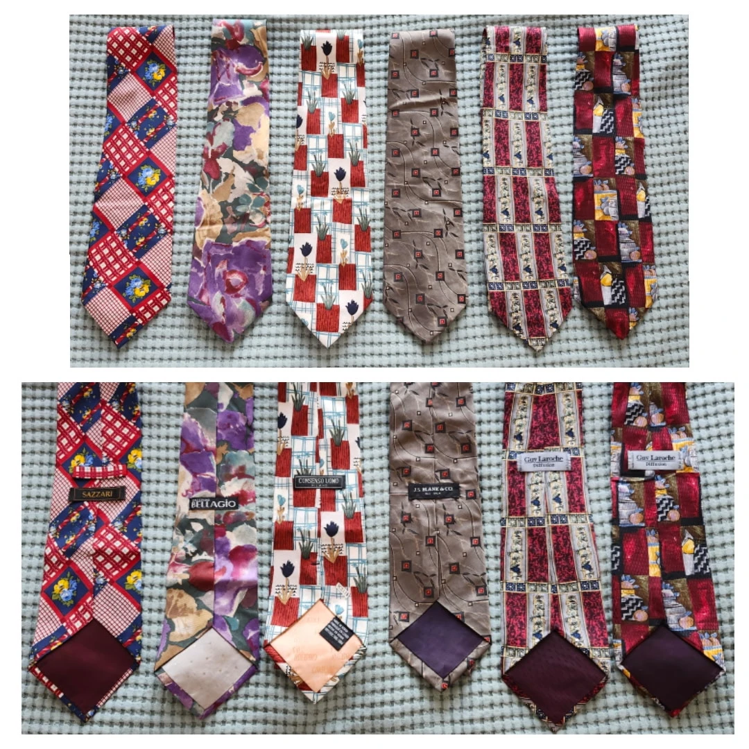 Assorted Name Brand Silk Ties Bundle