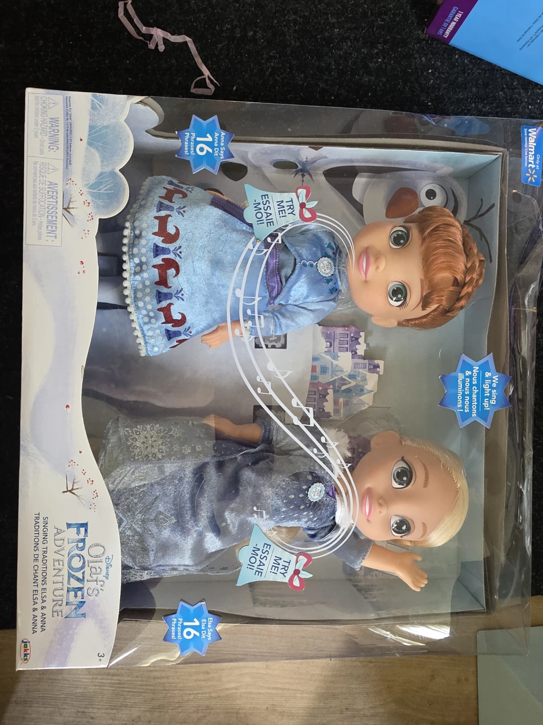 Disney Frozen Olaf's Adventure Singing Elsa & Anna Dolls