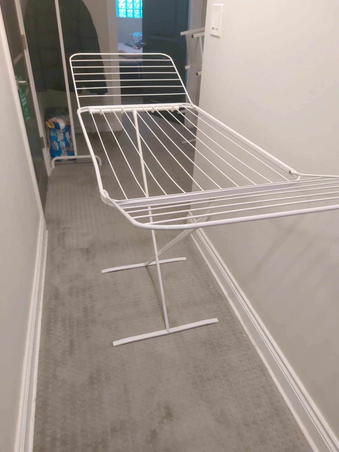 White Foldable Drying Rack - photo 2