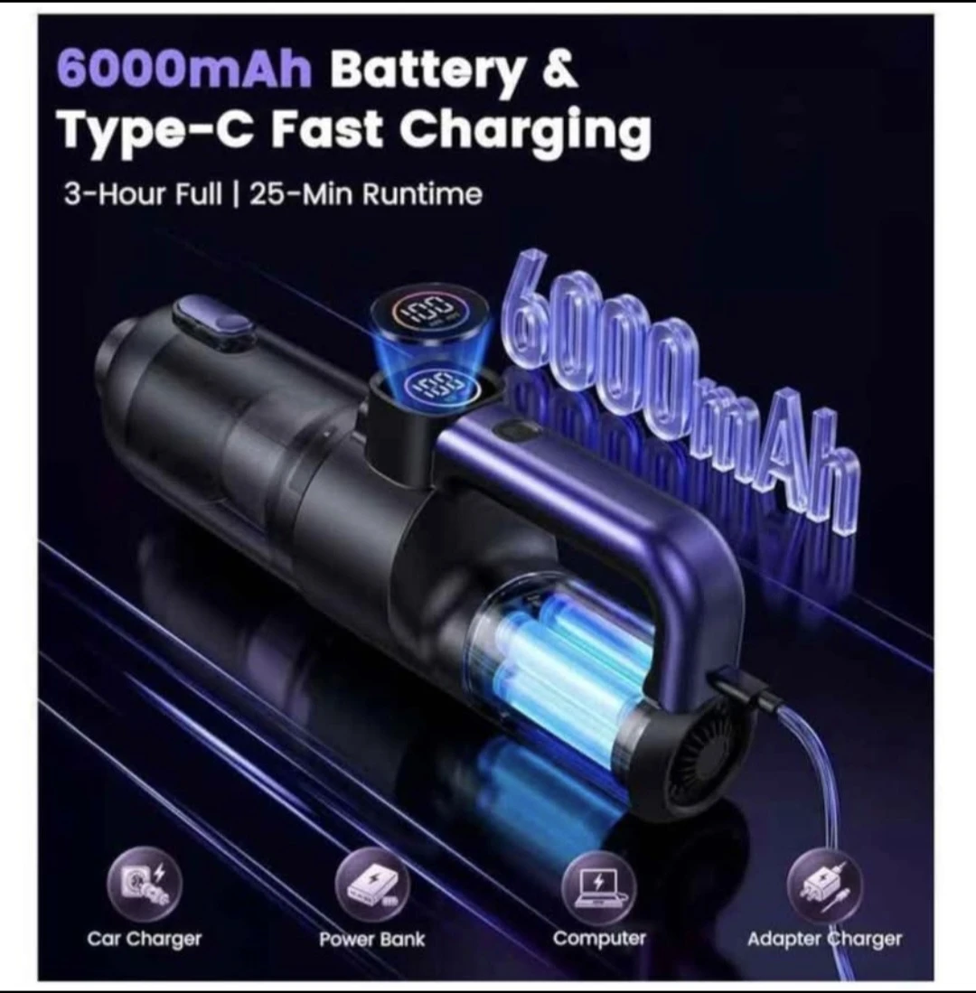 18,000Pa Turbo Handheld Vacuum