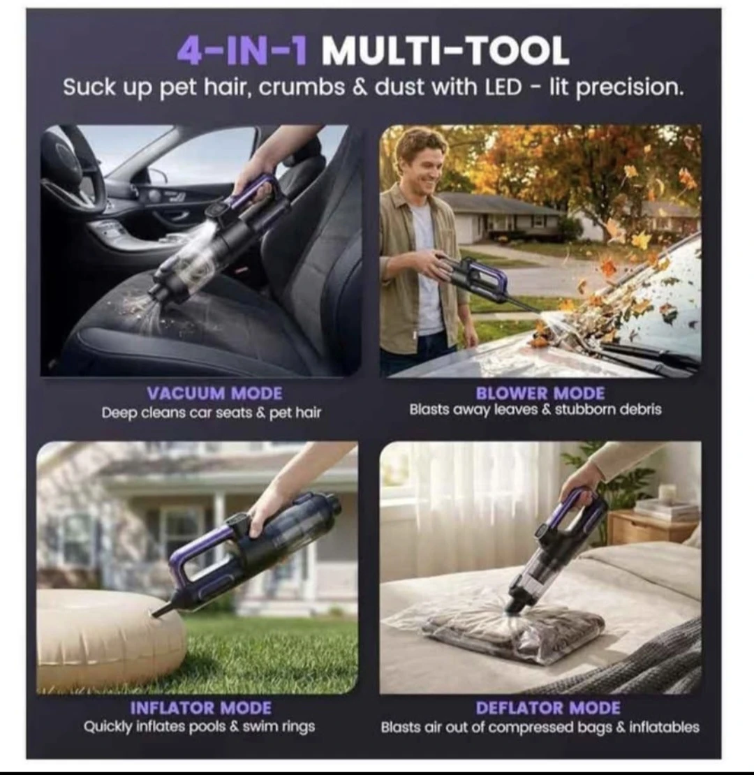 18,000Pa Turbo Handheld Vacuum - photo 5