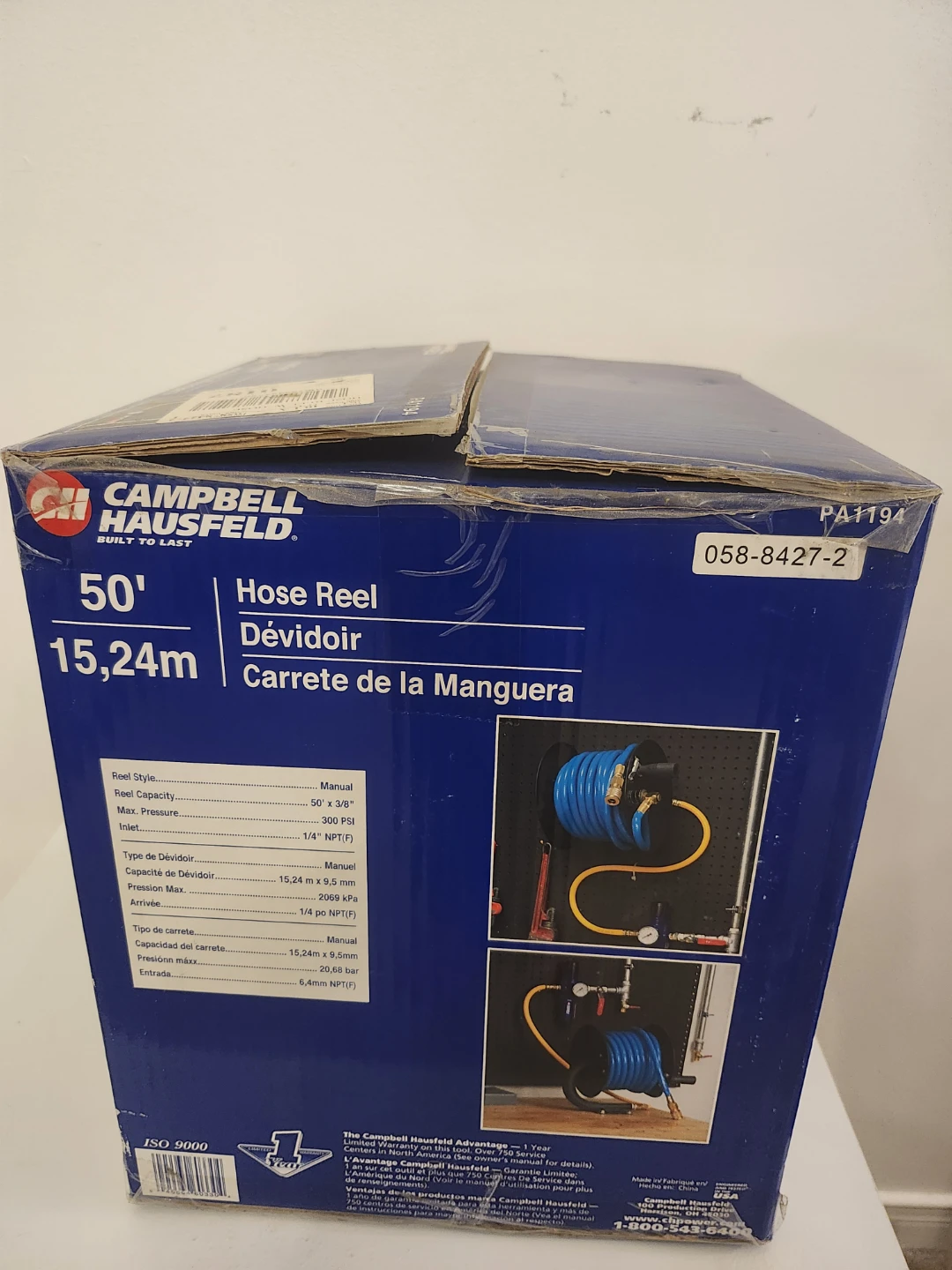 Campbell Hausfeld 50' Air Hose Reel - photo 2