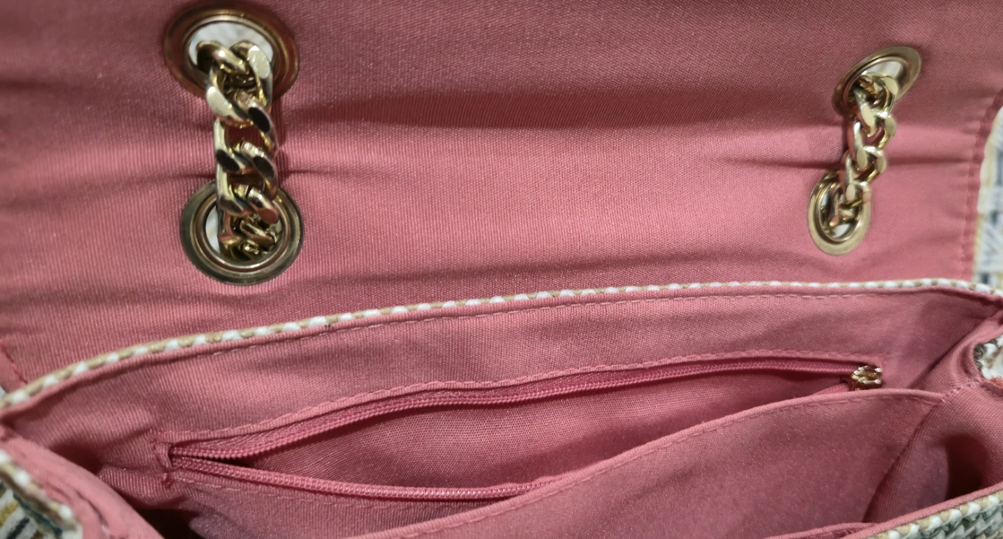 Aldo Woven bag with chain strap - photo 4