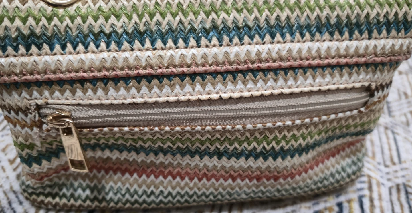 Aldo Woven bag with chain strap - photo 3
