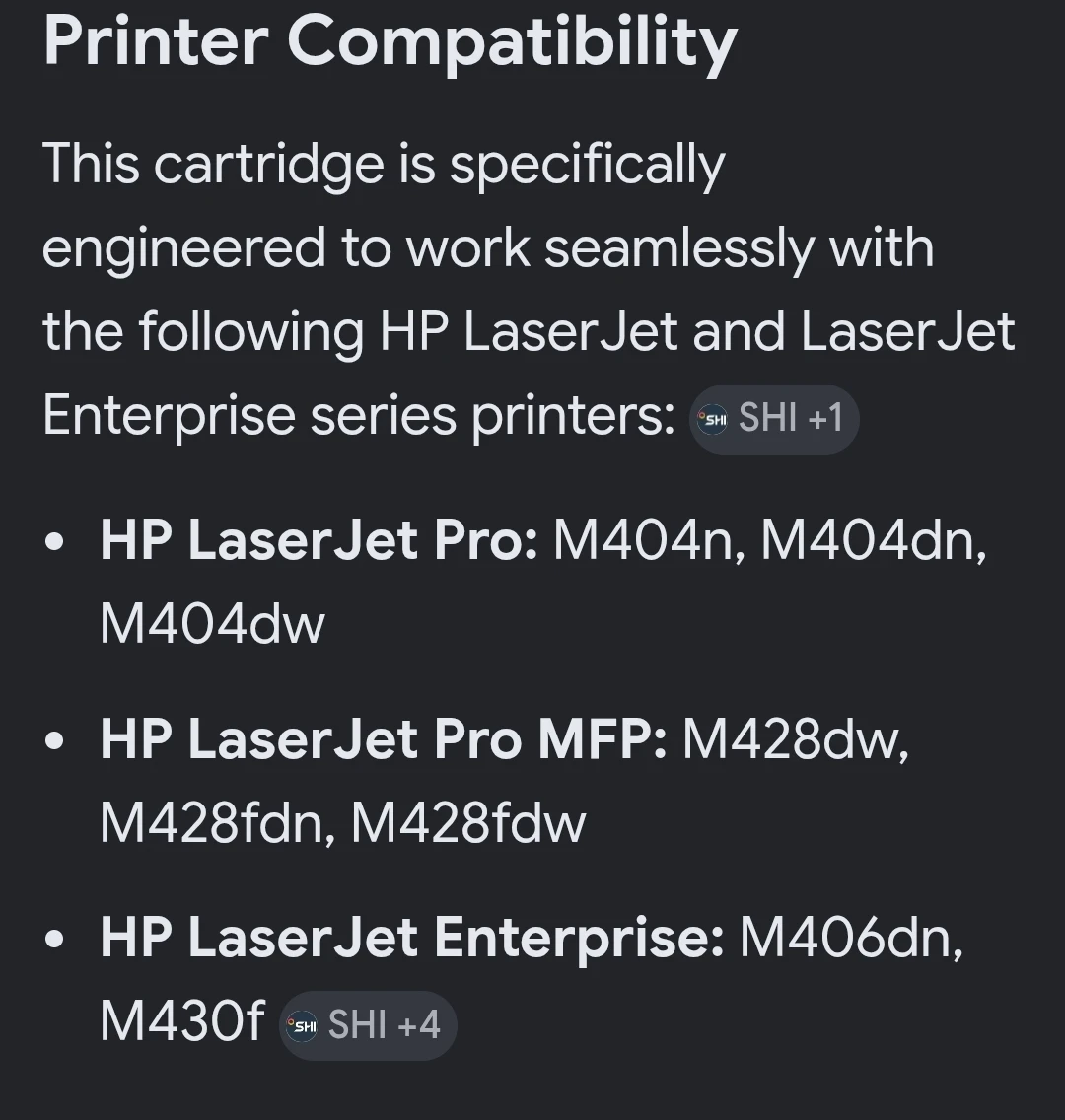 NEW! Genuine HP 58X (CF258X) Laser Toner Cartridge - Black - photo 3