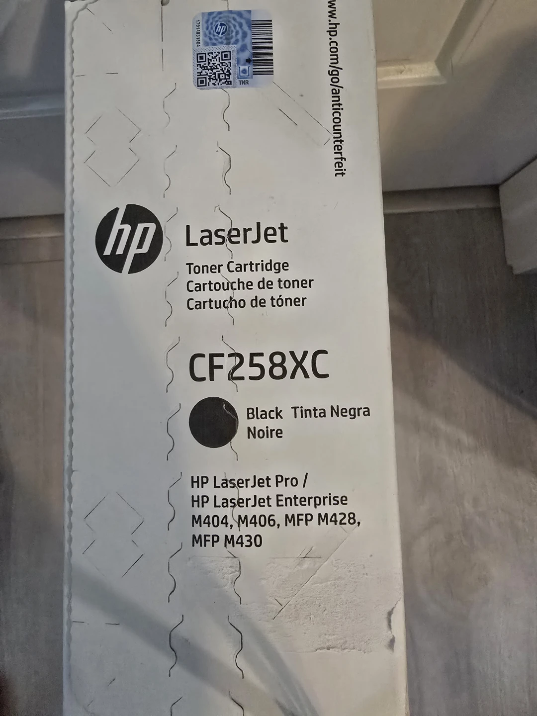 NEW! Genuine HP 58X (CF258X) Laser Toner Cartridge - Black - photo 5