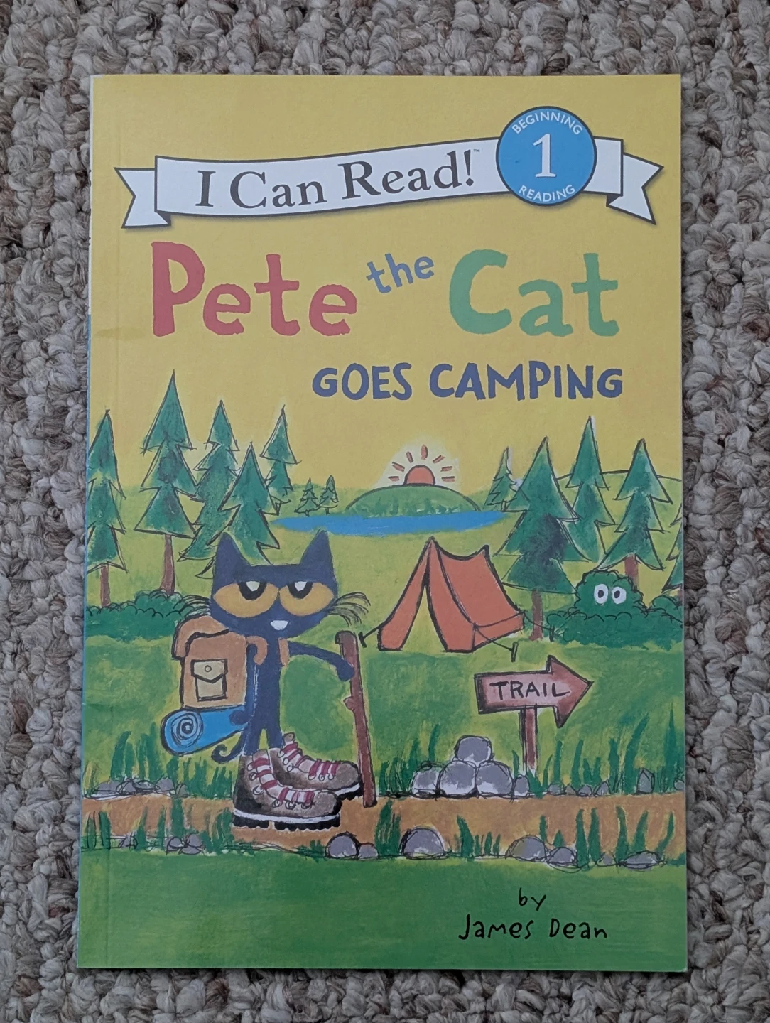 Pete the Cat Goes Camping I Can Read! Book