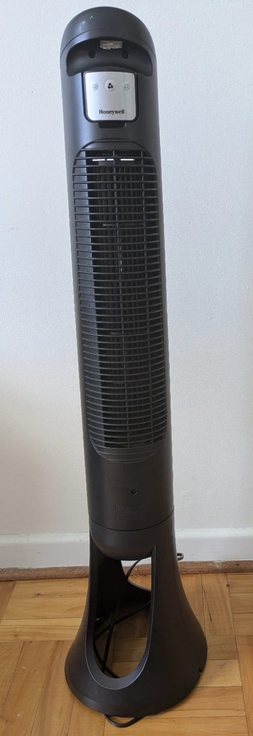 Honeywell Quiet Set 8-Speed Oscillating Tower Fan - 40" - Black - photo 2