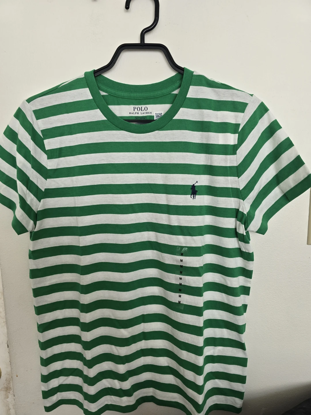 Polo Ralph Lauren Striped T-Shirt - Green/White - M - photo 2