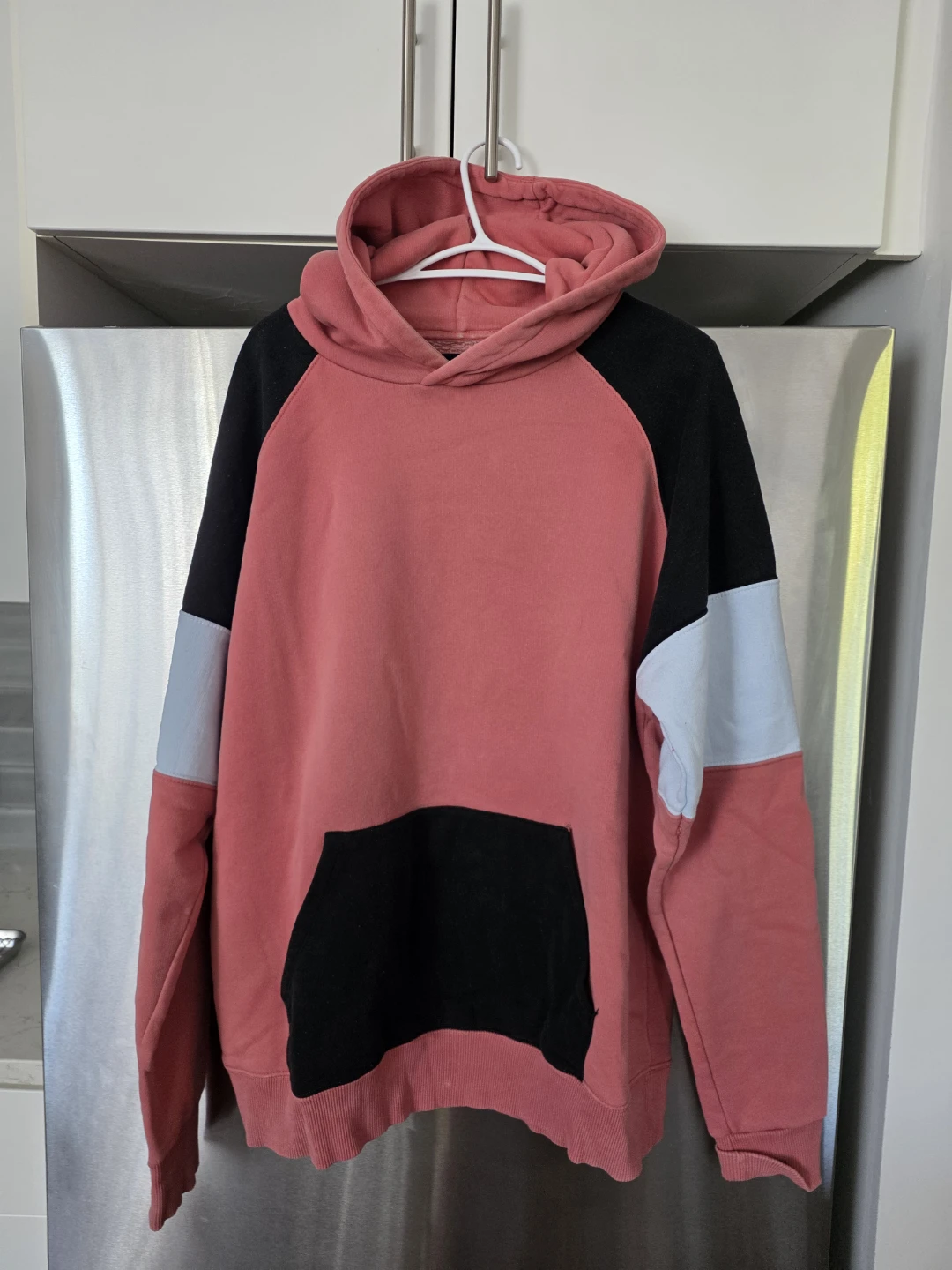 Pull & Bear Colour Block Hoodie
