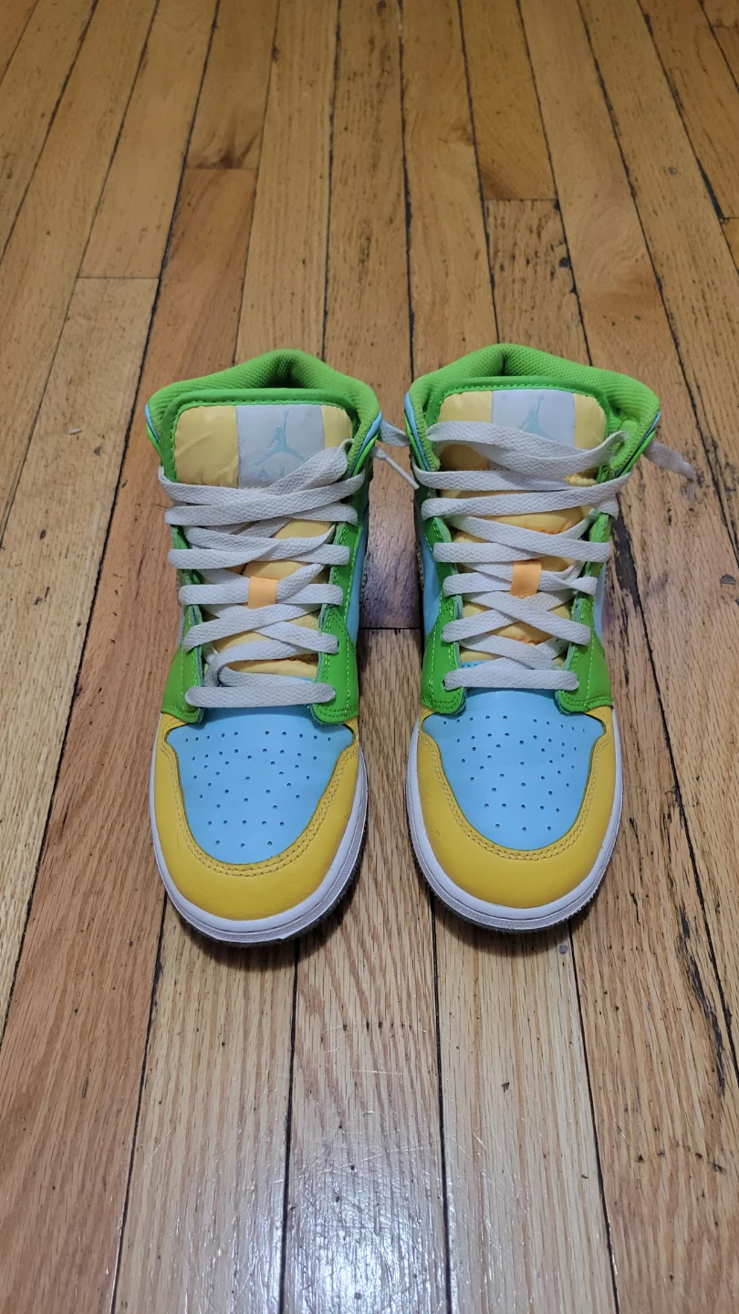 Nike Air Jordan 1 Mid GS 'Recycled Grind' DX4368-400 Size 7Y