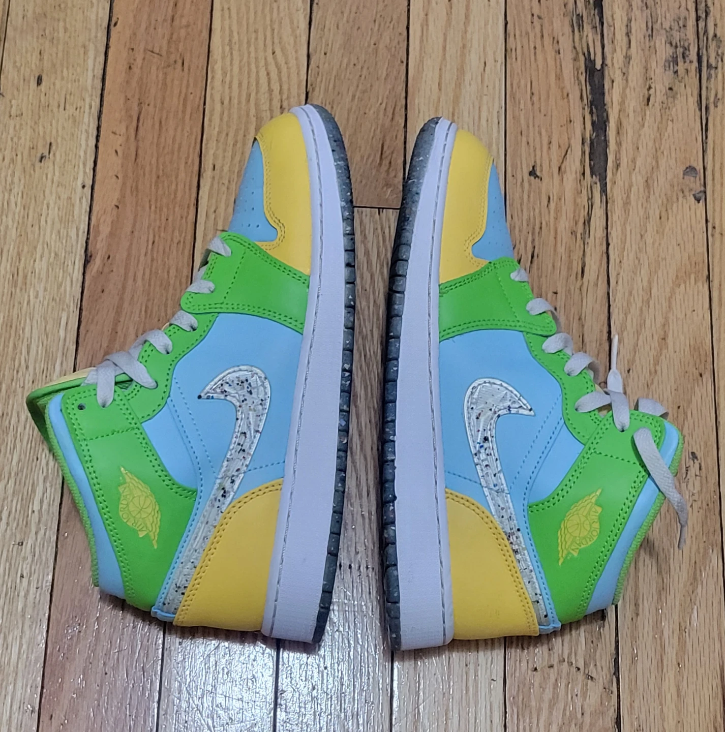 Nike Air Jordan 1 Mid GS 'Recycled Grind' DX4368-400 Size 7Y - photo 4